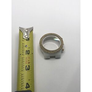 Michael Kors Watch Parts Case Only White Ceramic W/Crystal 40mm GY382